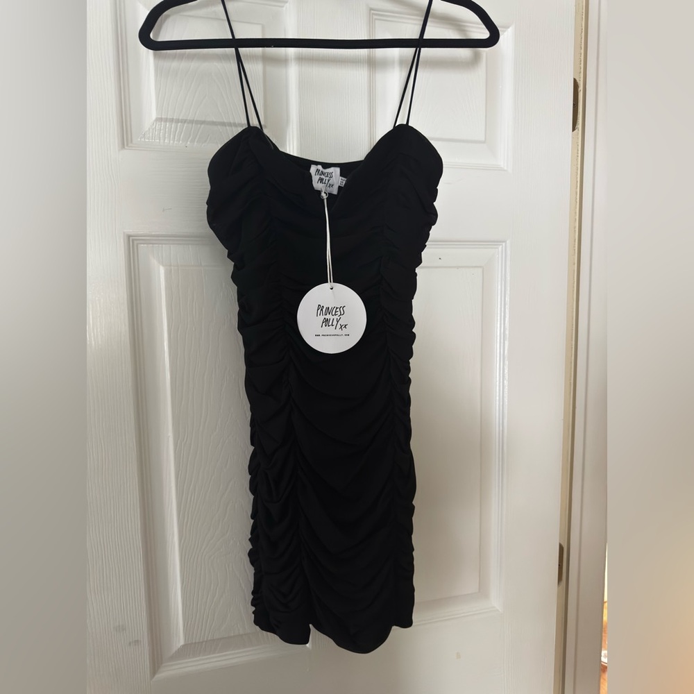 Princess Polly "I Want You" Mini Dress in Black US 10 - Picture 5 of 7
